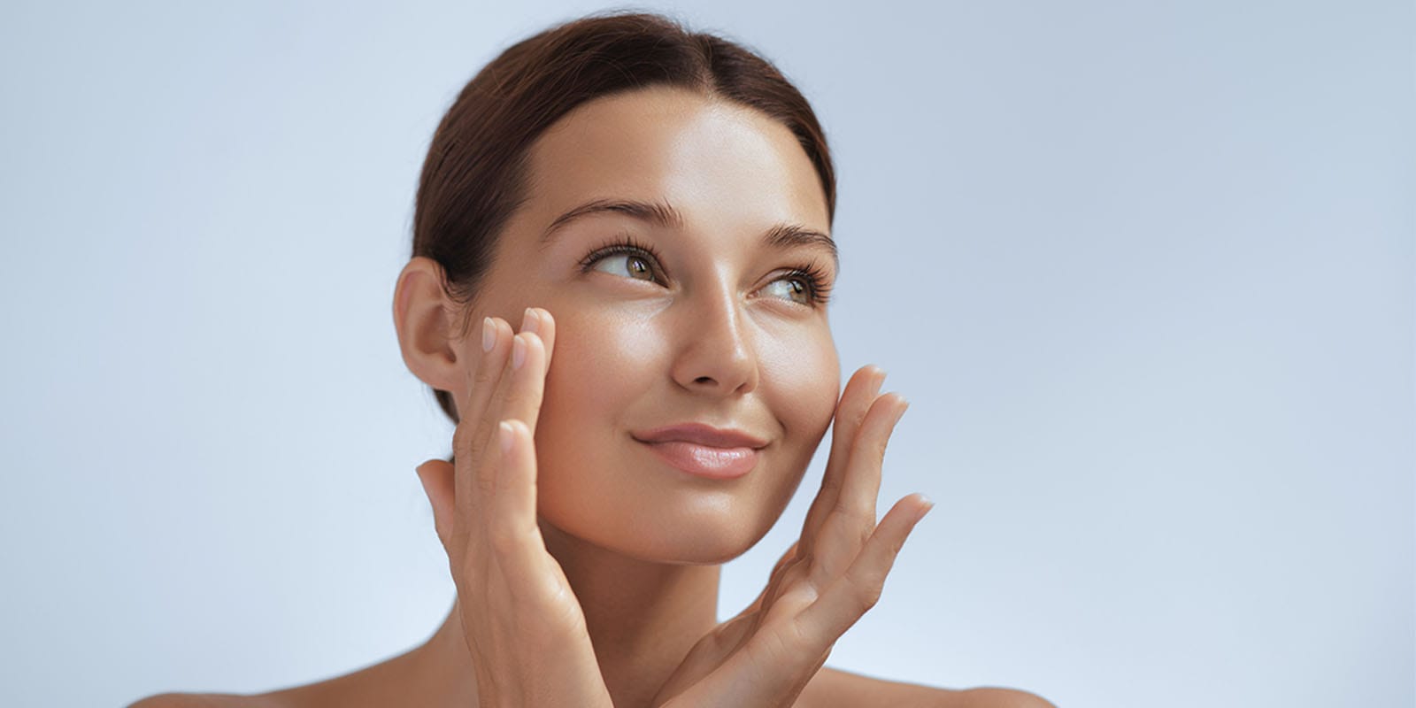woman with glowing skin after a chemical peel in Boston, MA